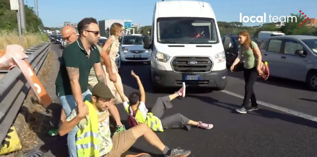 VIDEO: Nii käitutakse Itaalias kliimasõdalastega