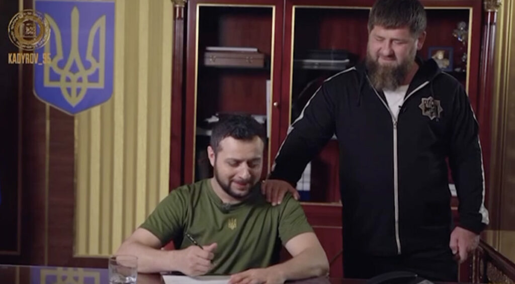 Tšetšeeni juht avaldas video Ukraina kapitulatsiooni kohta