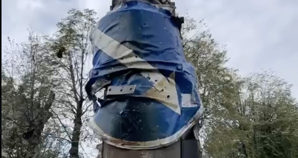 VIDEO: Sellised on Ukrainas toimunud raketirünnaku tagajärjel liiklusmärgid