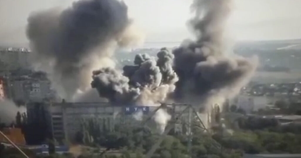 VIDEO: Ukraina lõunaosas oli raketirünnak