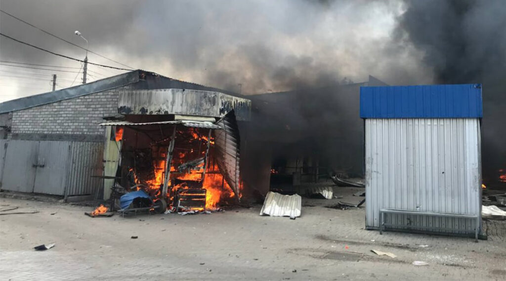 VIDEO: Vene väed on ette võtnud Slovjanski massiivse pommitamise