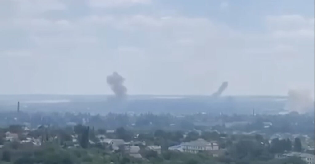 VIDEO: käib Slovjanski massiivne pommitamine