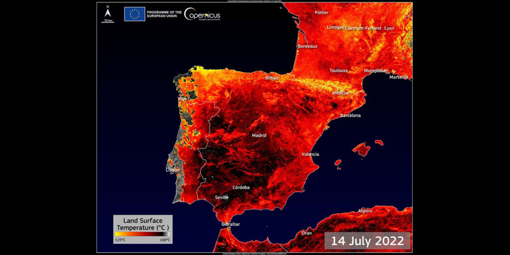 See pole enam „lihtsalt suvi” – maapinna temperatuur Hispaanias ligi 60 kraadi