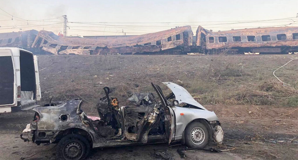 Ukrainas sai raketitabamuse reisirong, mitukümmend inimest hukkus