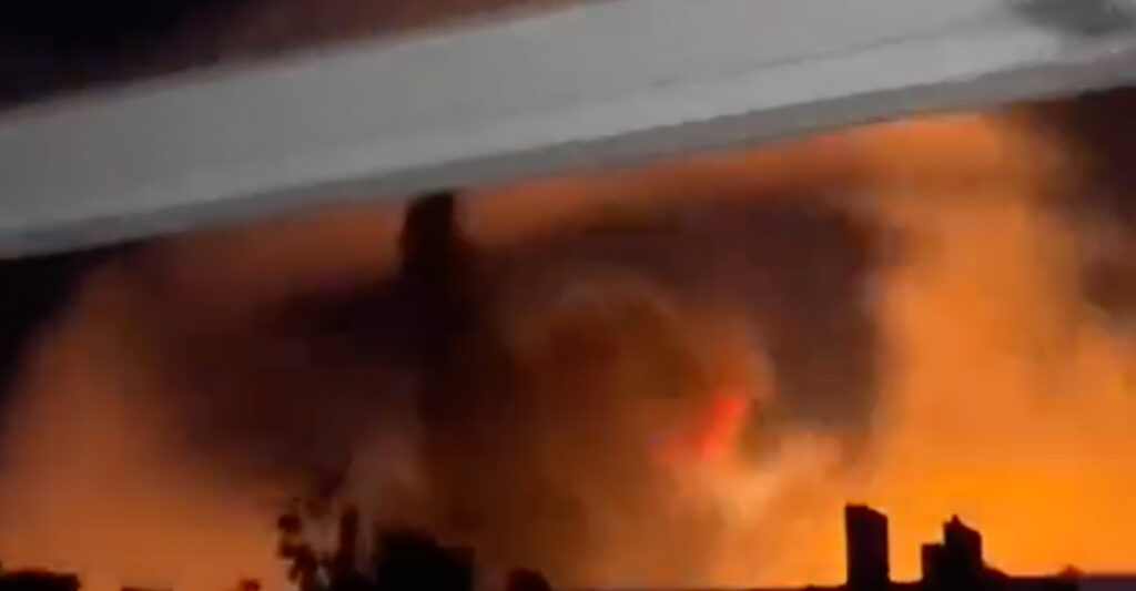 Mis see oli? Ukraina elektrijaamas oleks nagu tuumapomm plahvatanud (lisatud video)