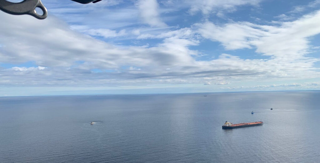 Soome lahes süttis tankeri eluruum