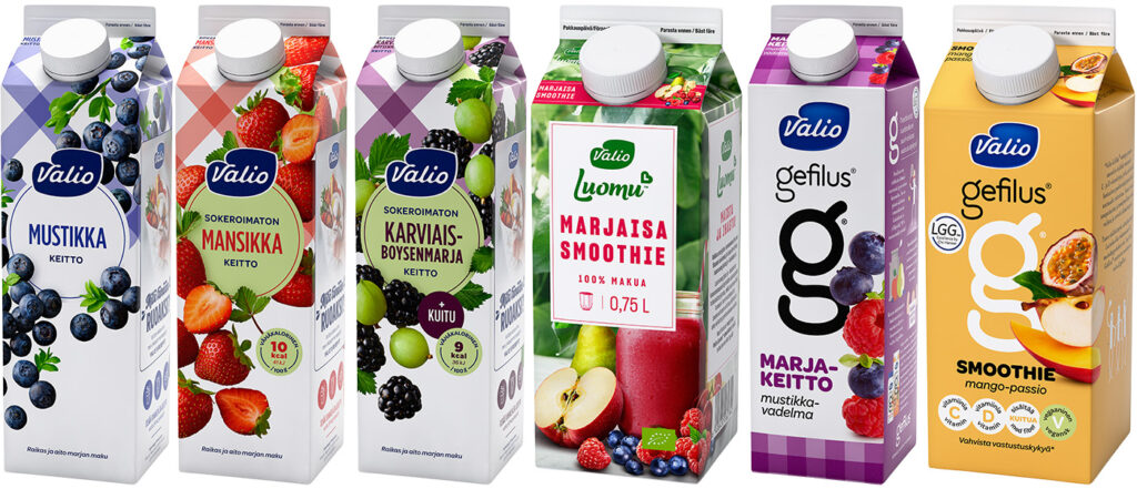 Soomes eemaldatakse müügilt Valio marjasuppe ja smuutisid