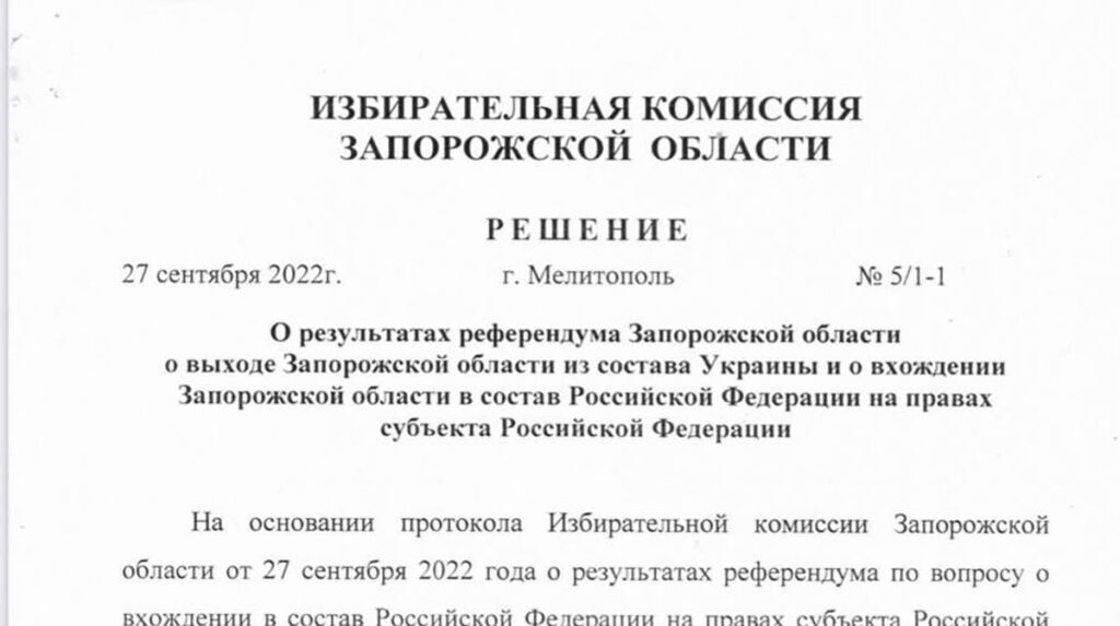 Ukraina oblastid juba liituvad Venemaaga