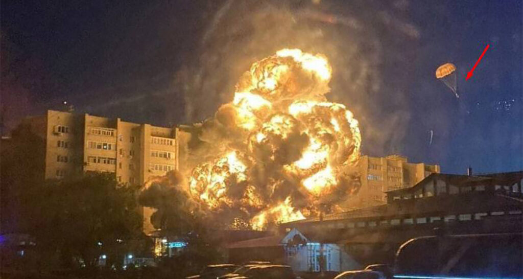 VIDEO: Venemaal lendas hävituslennuk kortermajja