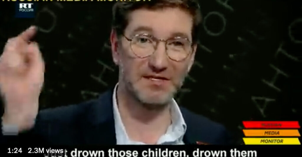 Julm: Vene telesaatejuht kutsus üles ukraina lapsi uputama ja põletama