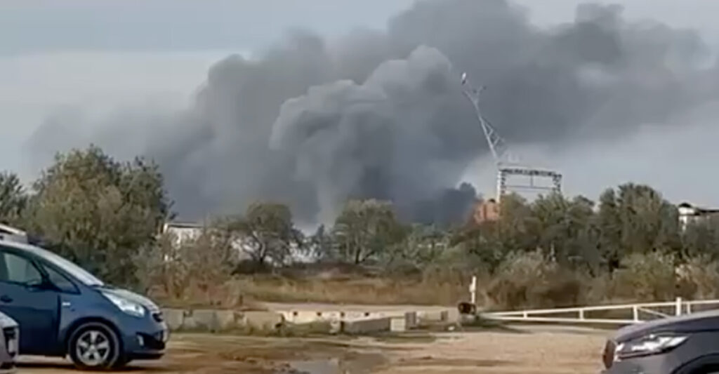 VIDEO: Krimmis oli taas plahvatus, sinna kukkus sõjalennuk