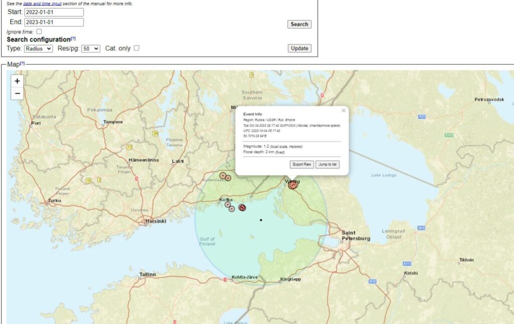 Soome lahes registreeriti eelmisel nädalal viis plahvatust