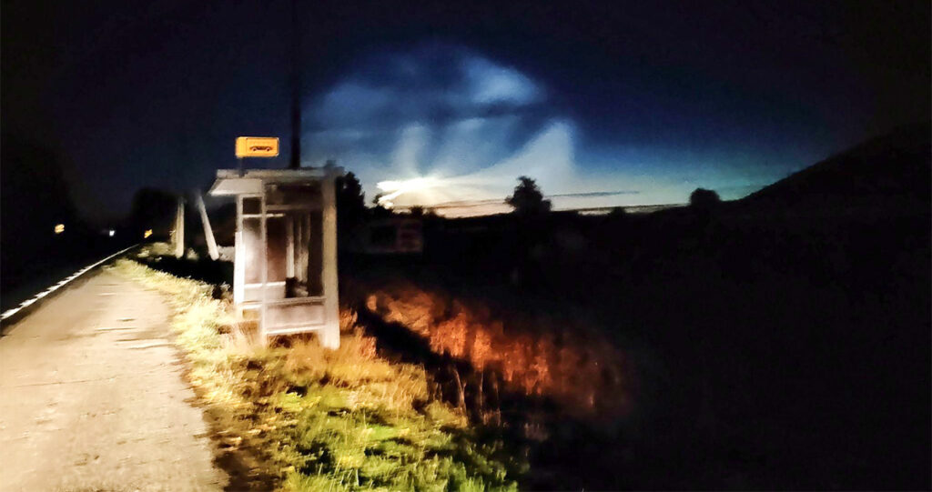 Soome idapiiril oli näha imelikku valgust