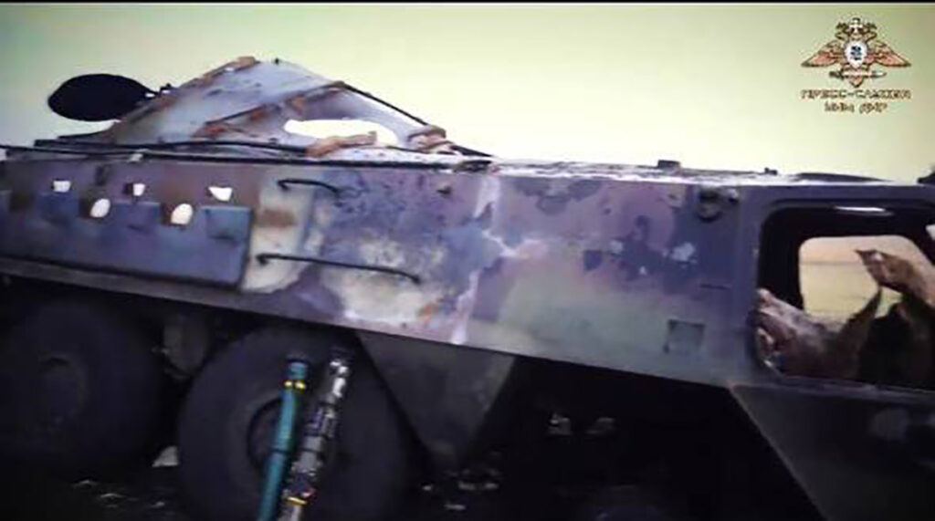 Vene relvajõud avaldasid pildid purustatud Soome ja USA soomukitest Ukrainas