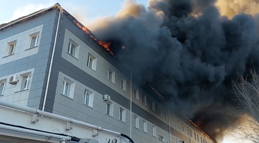 VIDEO: Venemaal süttisid plastitehas ja soojuselektrijaam