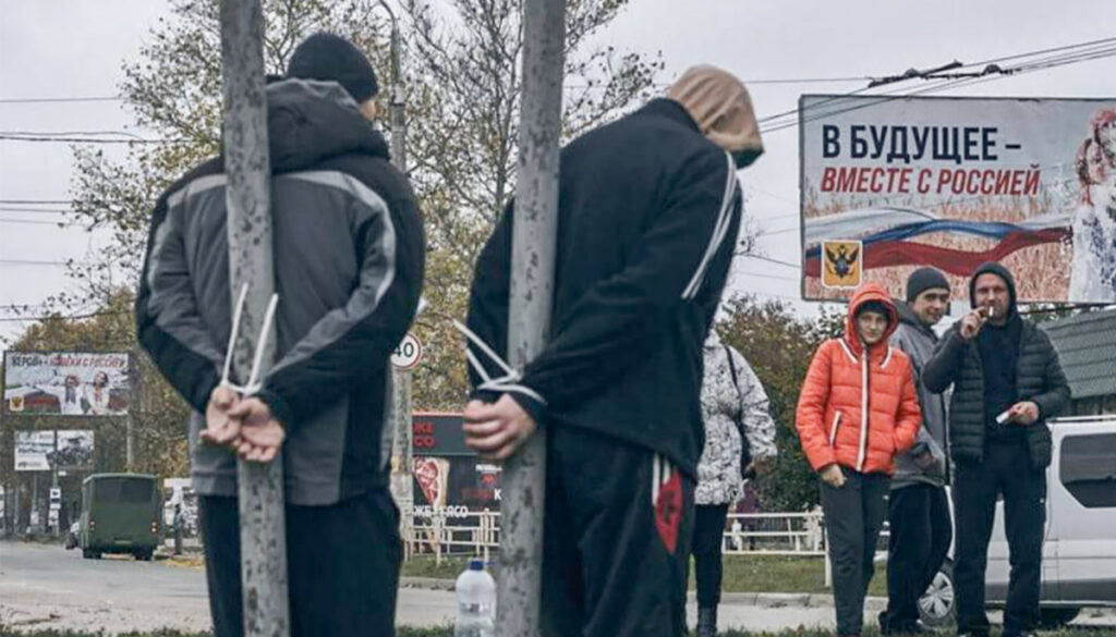 Karm: venelastega koostööd teinud seoti vabastatud Ukraina linnas häbiposti