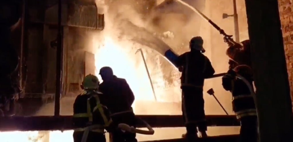 VIDEO: Kiievit tabas taas droonirünnak, süttis alajaam