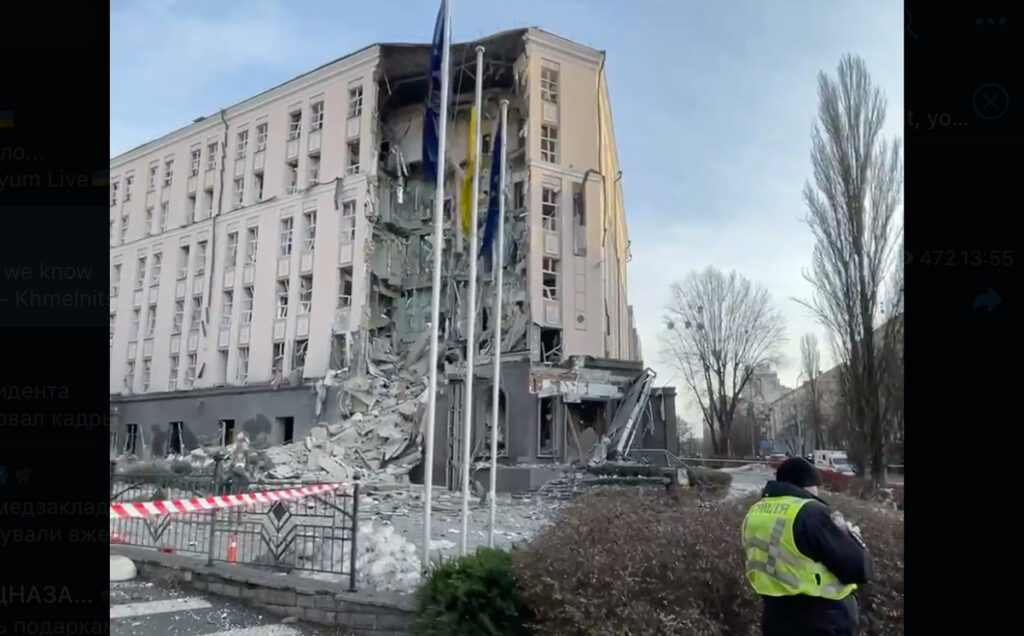 VIDEO: Kiievis sai tabamuse hotell, kus peatusid NATO nõustajad ja palgasõdurid