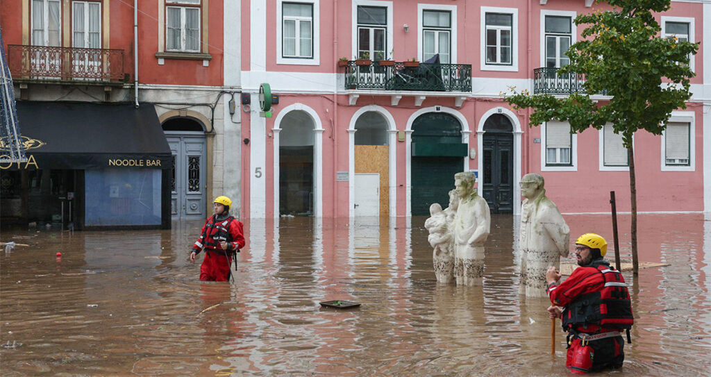 VIDEO ja PILDID: Lissabon on üle ujutatud