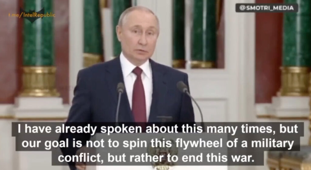 Kas Putin läheb nüüd vangi? Ta kasutas oma esinemises sõna „sõda”