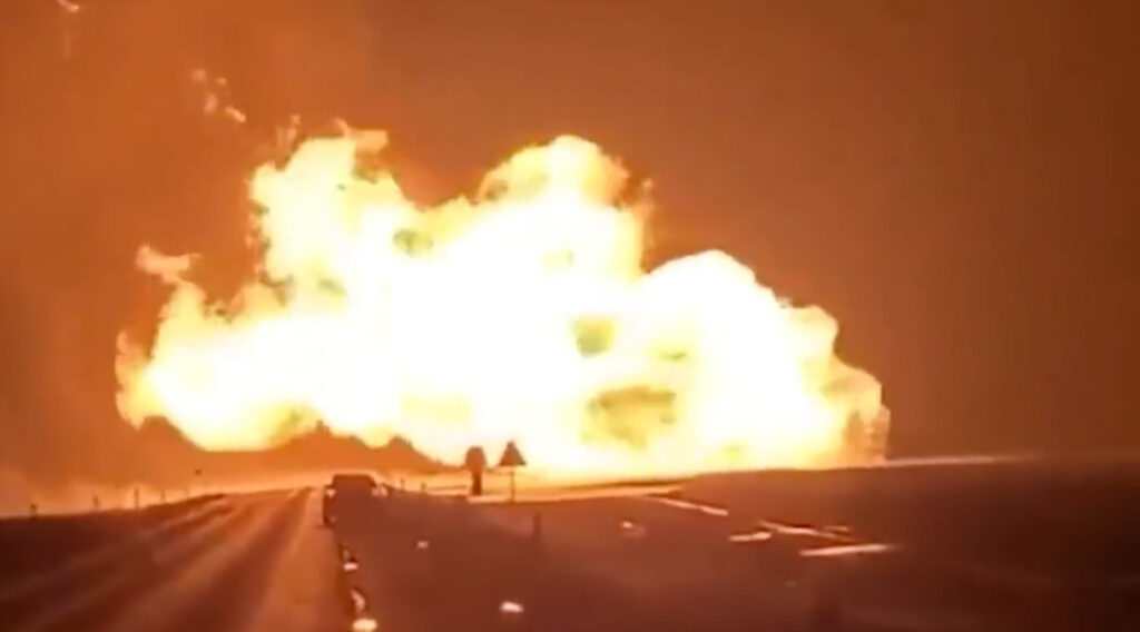 VIDEO: esimesed kaadrid gaasitoru plahvatusest Leedus