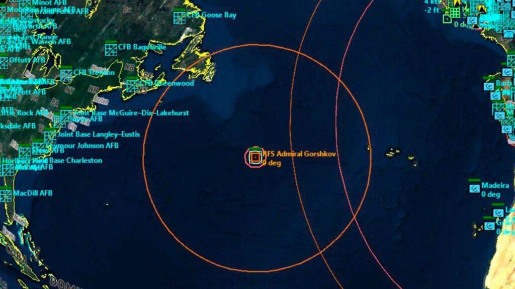 Vene laev lasi Atlandi ookeanis raketi välja – see oli vaid õppus