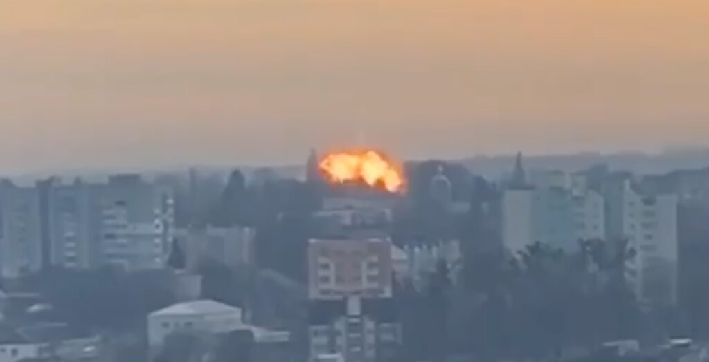 VIDEO: võimas plahvatus Ukraina lääneosa linnas