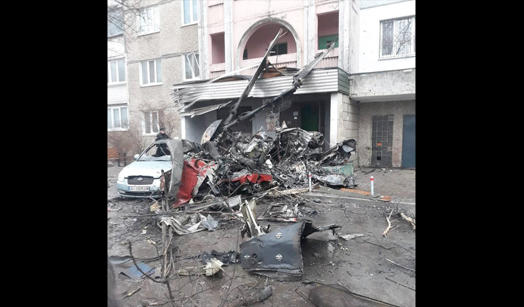 Uus video Ukraina kopteriõnnetuse kohta – hukkunuid kokku 23