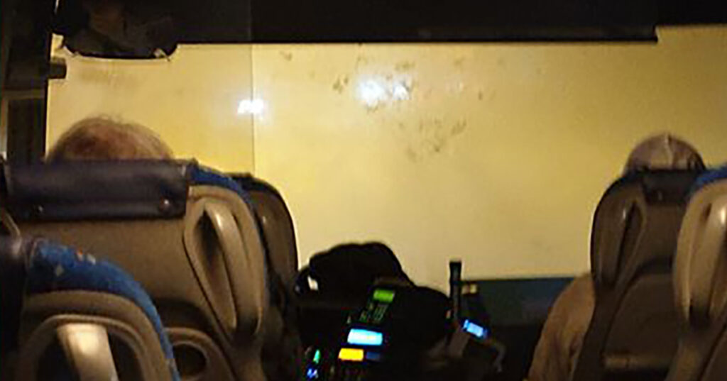 Hirmutav juhtum: Soomes kihutas buss teel, kuigi midagi näha polnud