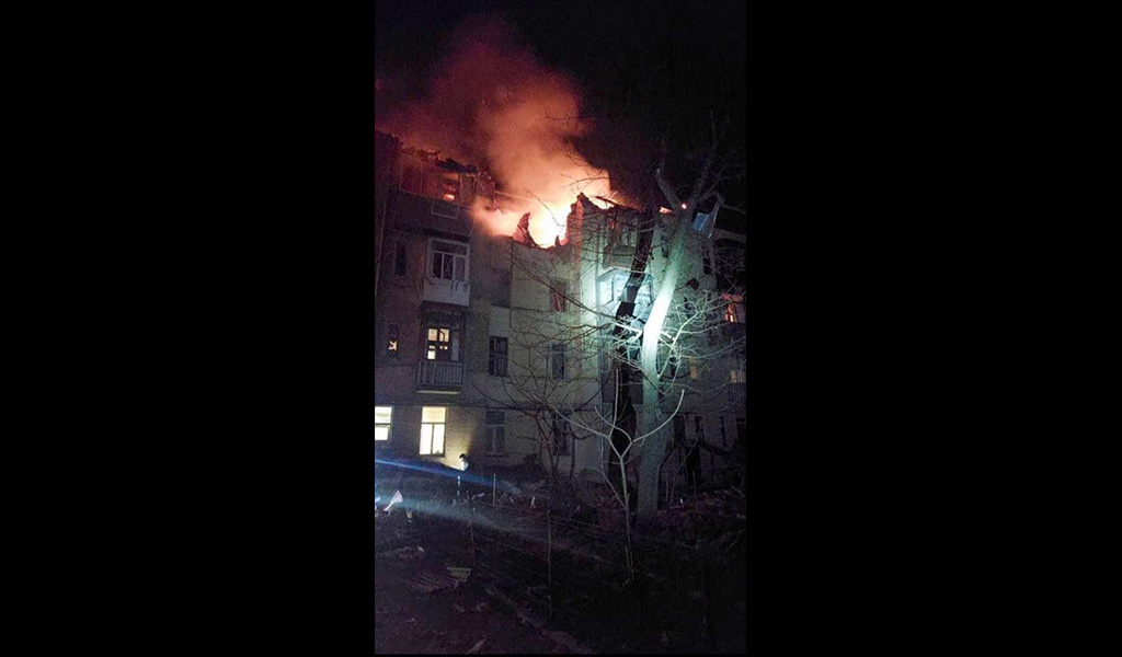 VIDEO: Ukrainas lendas taas rakett kortermajja