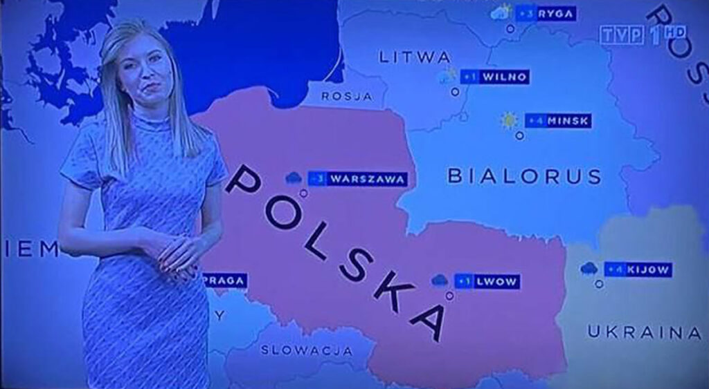 Kas Ukrainat juba jagatakse? Osa Ukrainat kujutati Poola osana