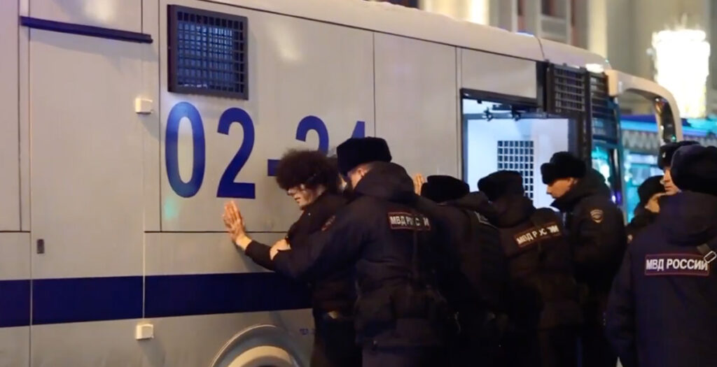 VIDEO: Moskva kesklinnas toimusid haarangud