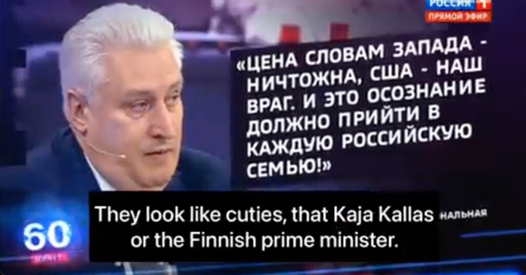 VIDEO: Vene televisioonis võeti ette Eesti ja Soome peaministrid