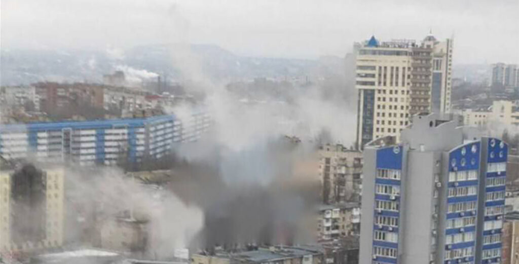 VIDEO: Vene kontrolli all olevas Ukraina linnas olid plahvatused