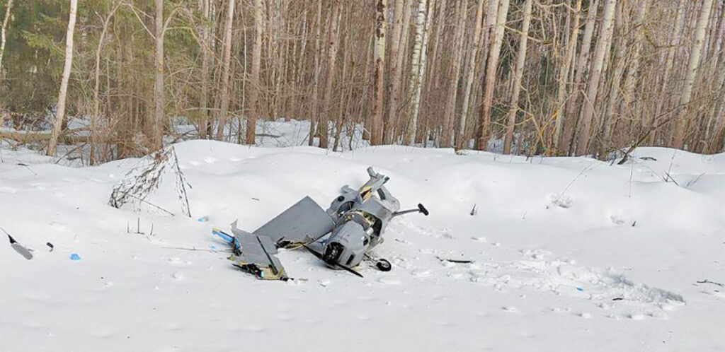 Moskva ligidal kukkus alla Ukraina droon