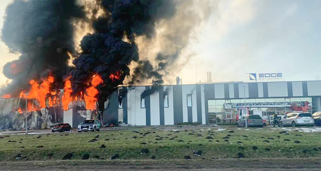 VIDEO: Lätis süttis droonitehas, kust saadeti toodangut Ukrainasse