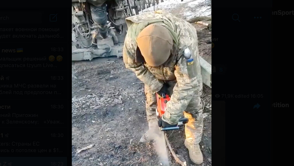 VIDEO: USA haubits külmus Ukrainas maa sisse kinni – kuidas seda lahti saada?