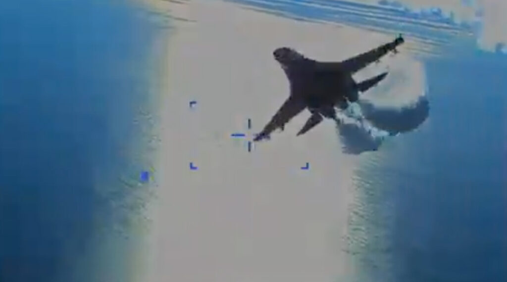 USA avaldas kaadrid sellest, kuidas Vene lennukid drooni ründasid