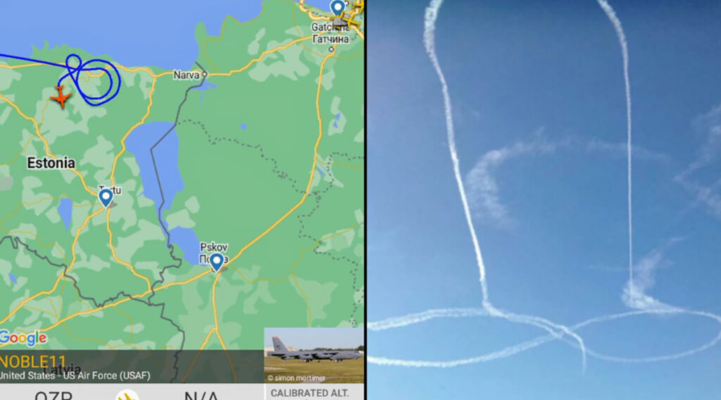 USA „viimsepäeva” pommitaja tiirutas Eesti kohal