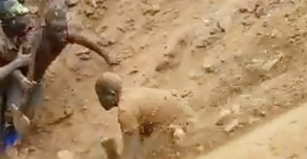 VIDEO: imeline pääsemine Kongo kullakaevandusest