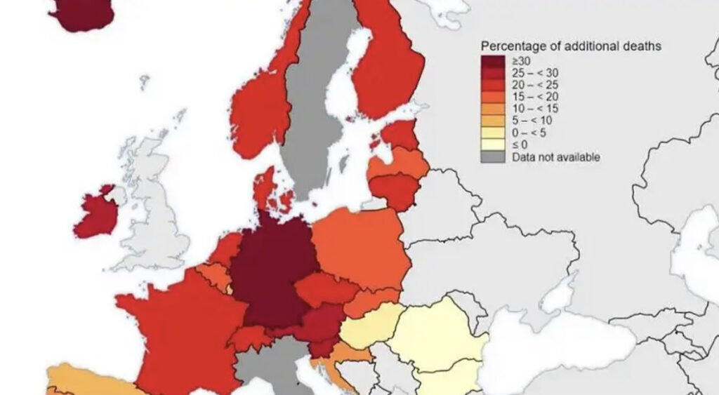 Kas vaktsiinide mõju? Euroopas oli detsembris rekordiline liigsuremus