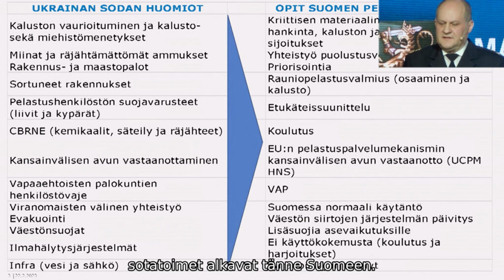 Soome ametnik: Varsti algab Soomes sõda