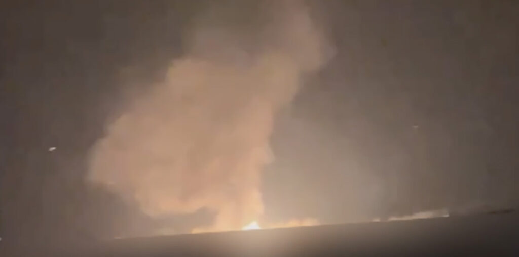 Ukraina linnas oli plahvatus, sellele järgnes tulekahju