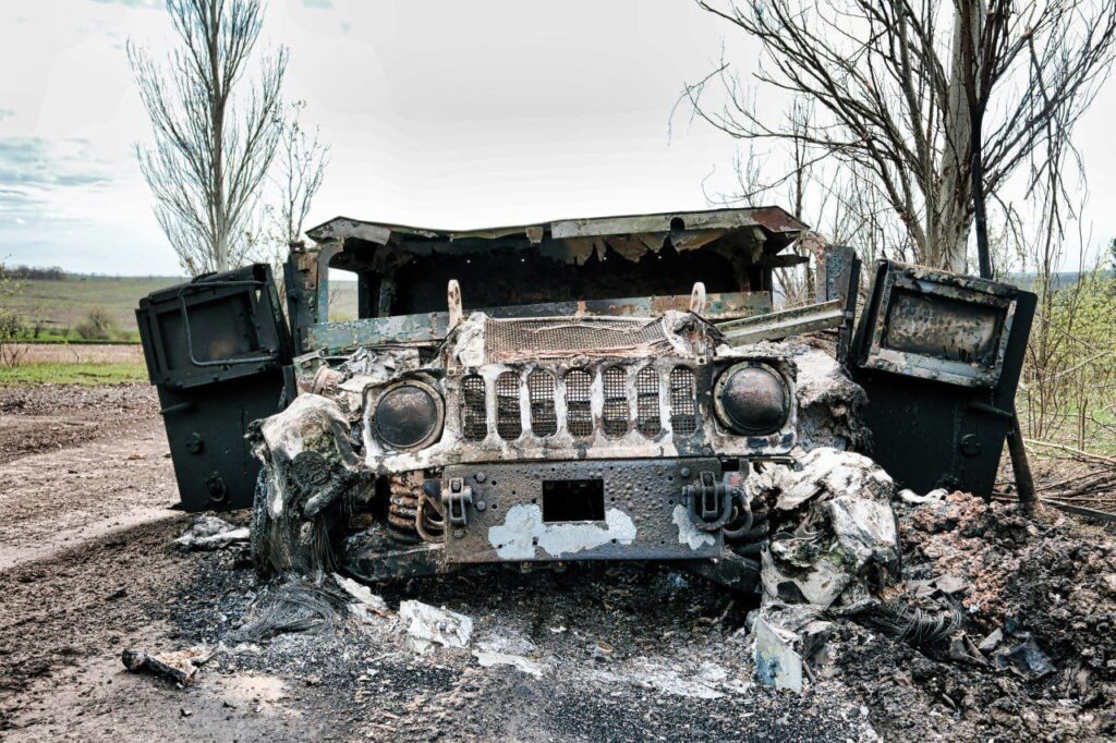 PILDID: Ukrainas hävinud USA taktikaline sõiduk