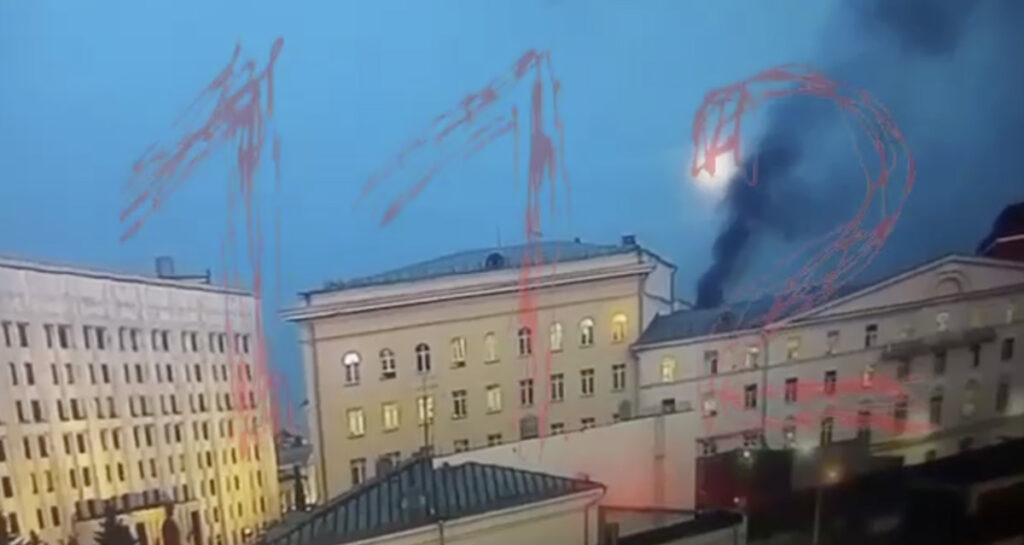 VIDEO: Moskvas põleb üks Vene kaitseministeeriumi hoonetest