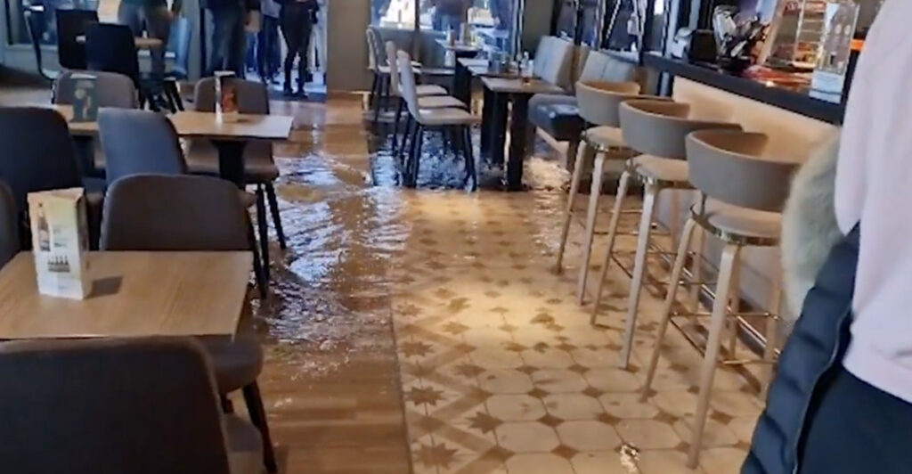 VIDEO: Tallinki uuel laeval on hirmus uputus