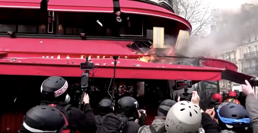 VIDEO: Pariisis süüdati president Macroni lemmikrestoran