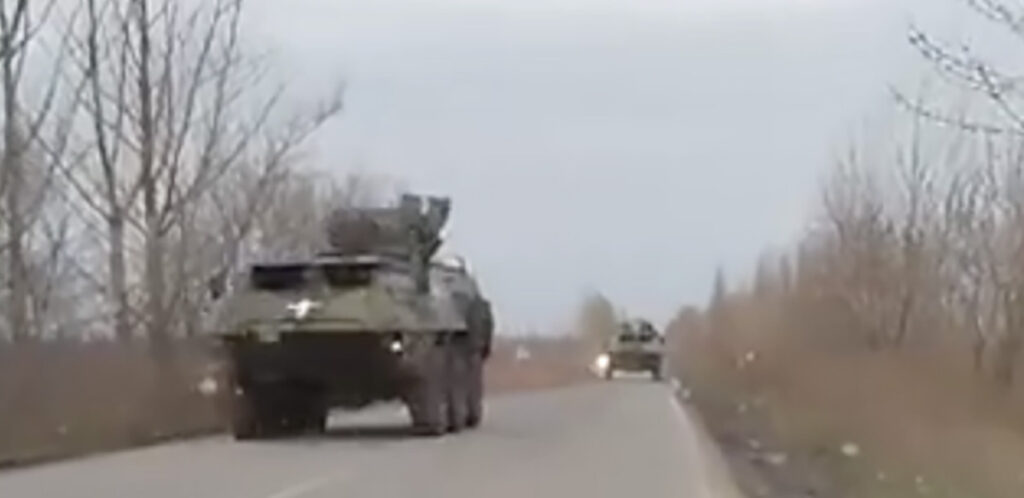 VIDEO: Soome soomukid Ukrainas