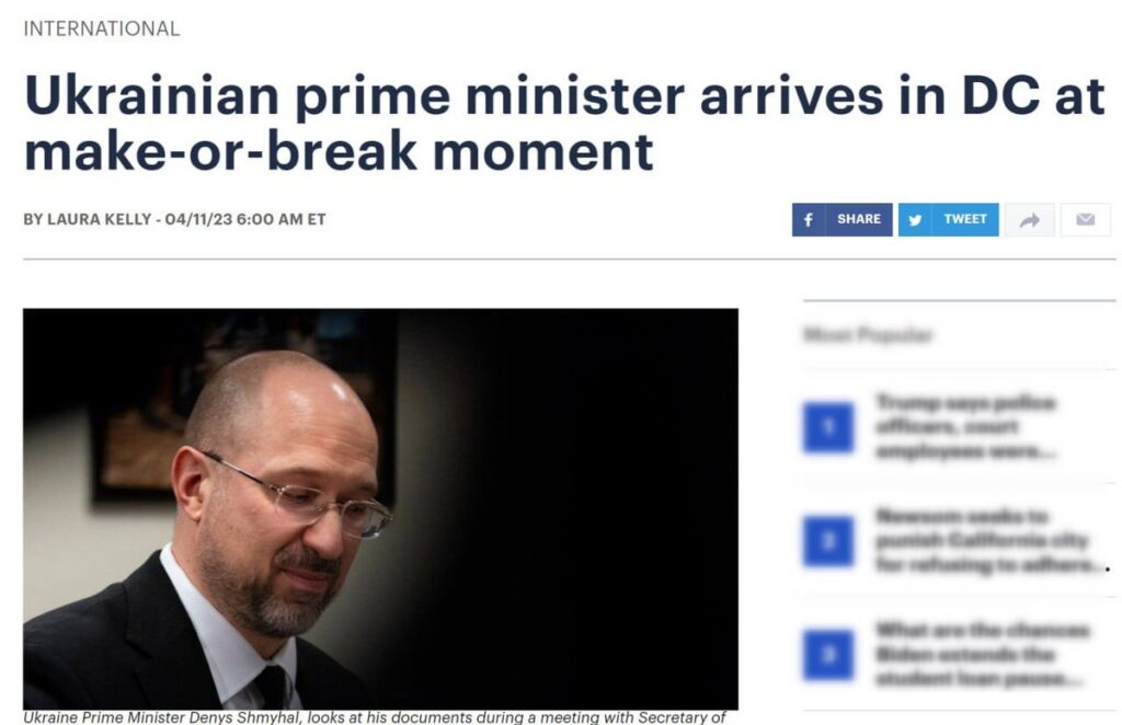 Ukraina peaminister: Vastupealetung võib tulla alles suvel