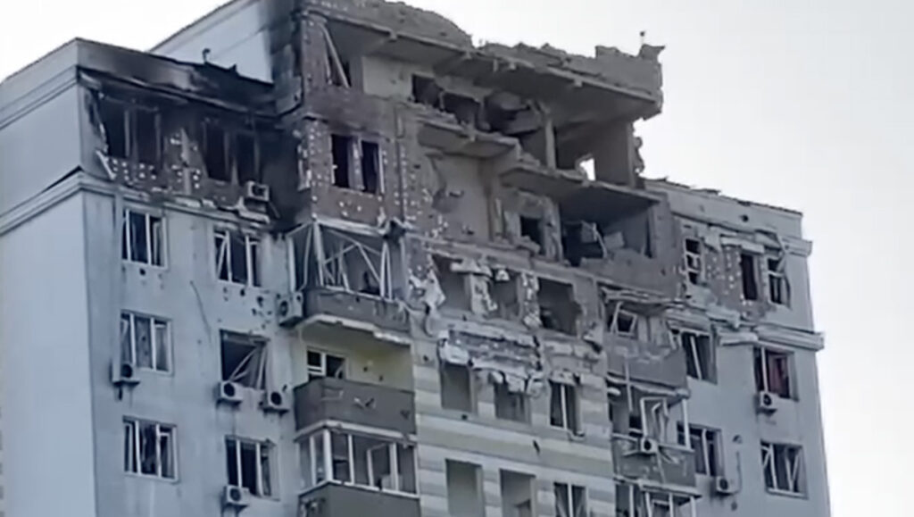 VIDEO: Ukraina pealinna tabas taas raketirünnak